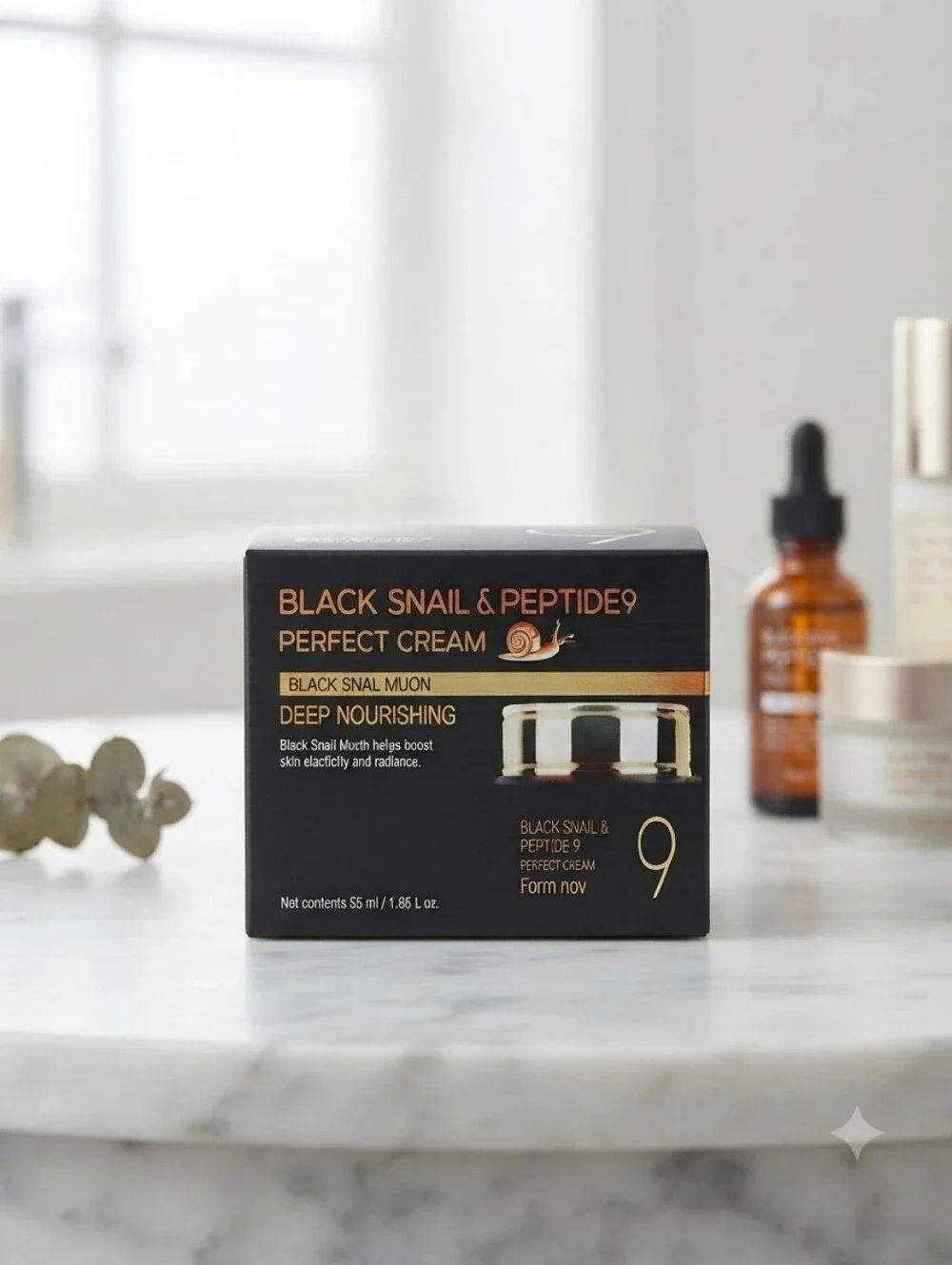 Black Snail & Peptide9 Deep Nourishing Perfect Cream - Black